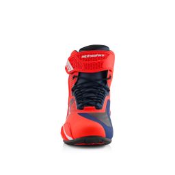 Topánky FASTER-4 MM93 kolekce, ALPINESTARS (červená fluo/modrá/bílá) 2025