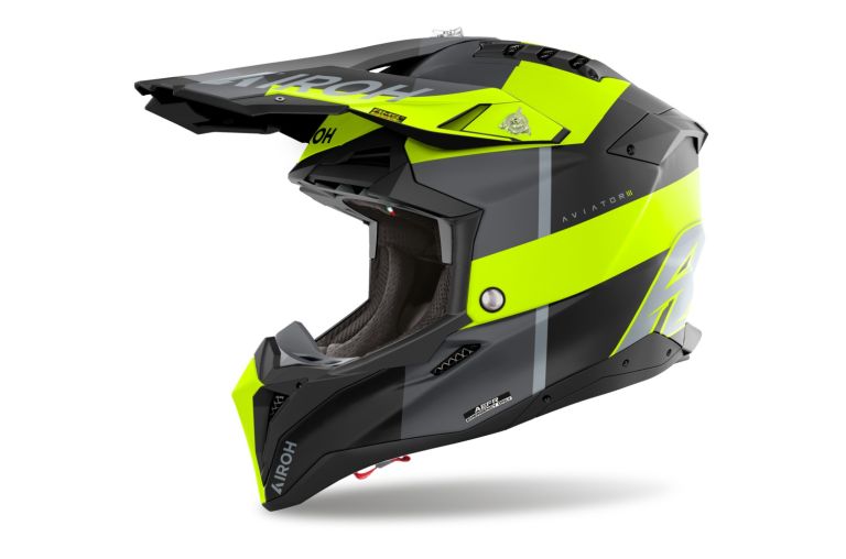 Prilba AVIATOR 3 Monarch, AIROH (žltá matná) 2025