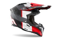Prilba AVIATOR 3 Monarch, AIROH (šedá/červená matná) 2025