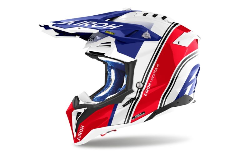Prilba AVIATOR 3 Hima, AIROH (červená lesklá) 2025