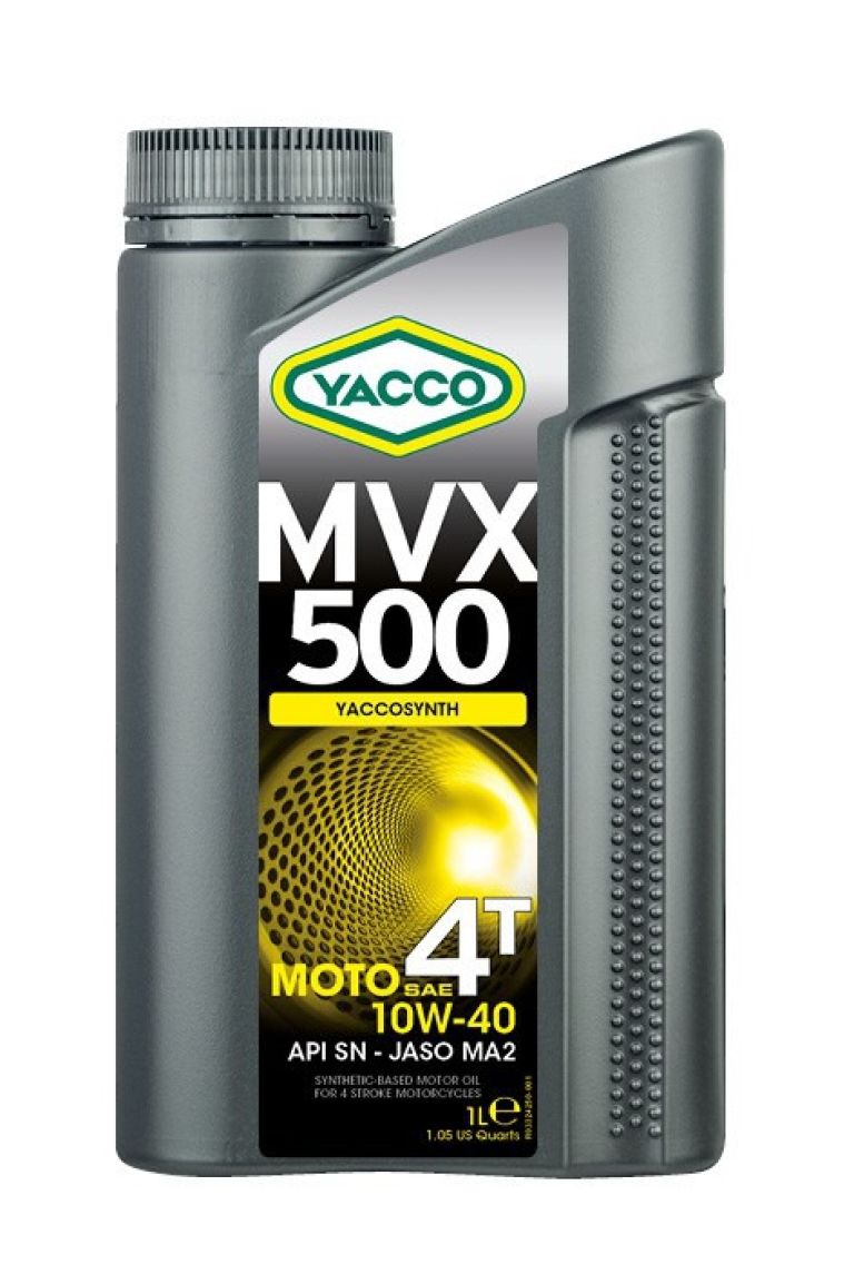 Motorový olej YACCO MVX 500 4T 10W40, YACCO (4 l)