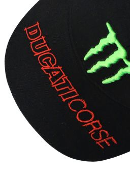 šiltovka DUCATI CORSE - MONSTER ENERGY (čierna)