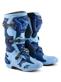 Boty TECH 10 limitovaná edice STEELERS, ALPINESTARS (modrá/světle modrá) 2025