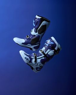 Boty TECH 10 limitovaná edice STEELERS, ALPINESTARS (modrá/světle modrá) 2025