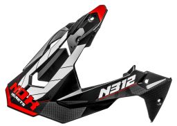 šilt pre prilby N312 VAPOR, NOX (bílá,černá,červená)