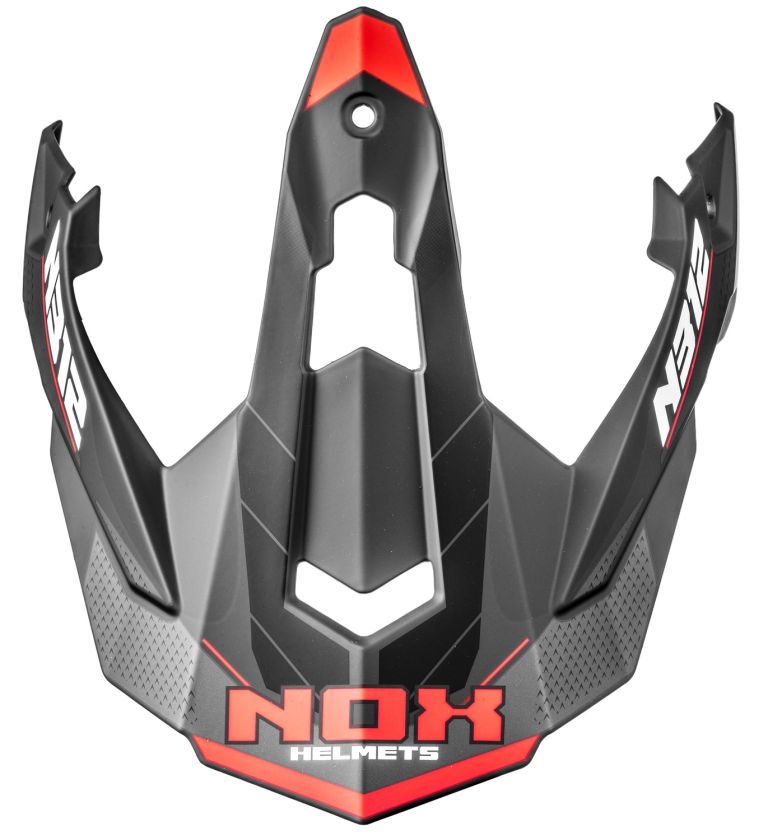 šilt pre prilby N312 VAPOR, NOX (čierna matná, červená)