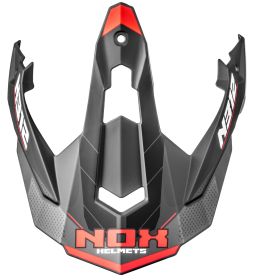 šilt pre prilby N312 VAPOR, NOX (čierna matná, červená)