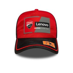 šiltovka TEAM DUCATI Lenovo Bagnaia 63 (čierna, červená)