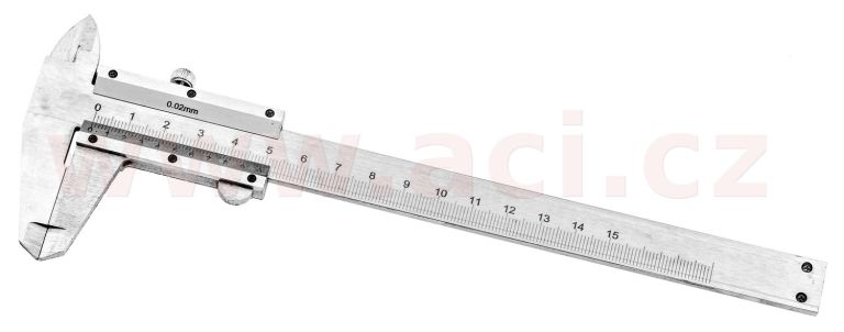 Posuvné měřidlo 150 mm, přesnost 0,02 mm, kovové tělo