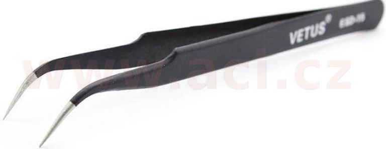 Pinzeta ESD-15 nerezová antimagnetická zahnutá, délka 135mm