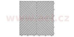Plastová dlaždice žebrovaná 40x40x1,8 cm PVC (šedá)