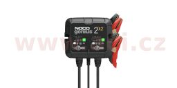 Nabíječka pro nabíjení 2 baterií NOCO 2x2, 6/12 V, 2-40 Ah, 2 A
