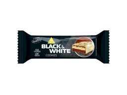 Proteinová tyčinka s polevou z tmavé čokolády Premium black&amp;white 45g