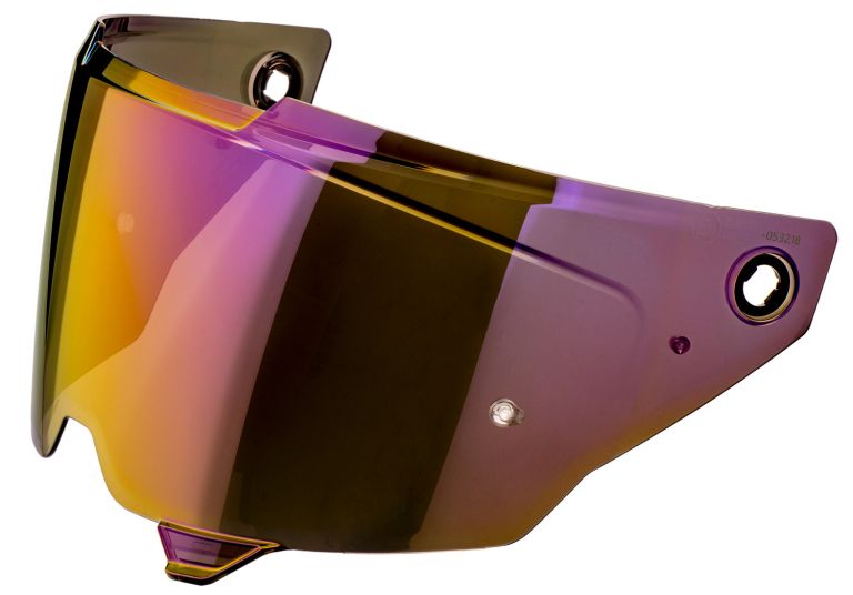 Plexi pre prilby GOLIATH s prípravou pre Pinlock, NOX EXKLUSIV (irridiové)
