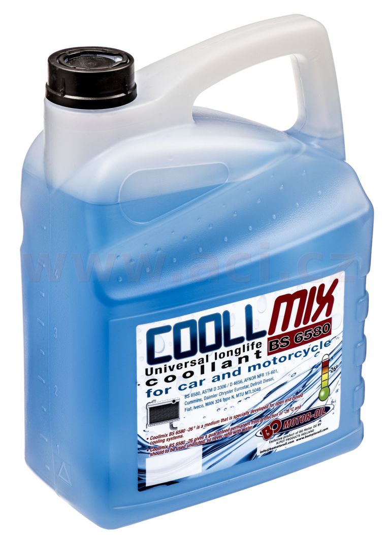 BO OIL chladící kapalina COOLMIX k použití bez ředění (modrá) -26° C 5 l  - Nizozemsko