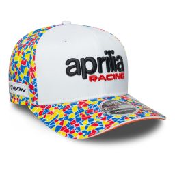 šiltovka APRILIA RACING BARCELONA (biela, viac bar.)