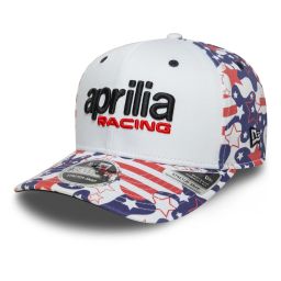 šiltovka APRILIA RACING USA (bílá,modrá,červená)