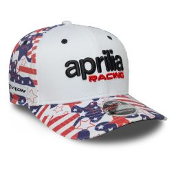 šiltovka APRILIA RACING USA (bílá,modrá,červená)