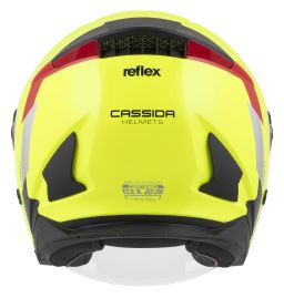 Prilba Reflex 2.0 Safety, CASSIDA (žltá fluo/červená/šedá/stříbrná reflexné) 2025