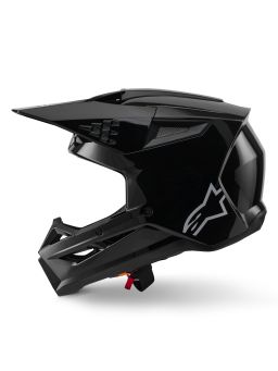 Prilba S-M3 SOLID, ALPINESTARS (čierna) 2026