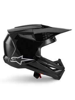 Prilba S-M3 SOLID, ALPINESTARS (čierna) 2026