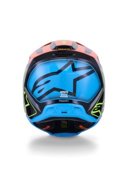 Prilba S-M3 FRAY, ALPINESTARS (černá/oranžová fluo/žlutá fluo/tyrkysová) 2026