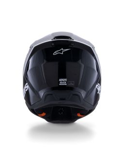 Prilba S-M3 RADIUM, ALPINESTARS (černá/bílá/šedá) 2026