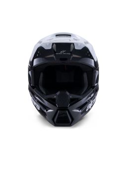Prilba S-M3 RADIUM, ALPINESTARS (černá/bílá/šedá) 2026