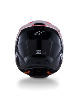 Prilba S-M3 RADIUM, ALPINESTARS (černá/červená fluo/bílá) 2026