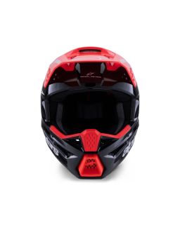 Prilba S-M3 RADIUM, ALPINESTARS (černá/červená fluo/bílá) 2026