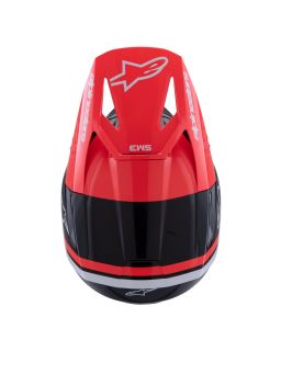 Prilba S-M3 RADIUM, ALPINESTARS (černá/červená fluo/bílá) 2026