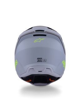 Prilba S-M3 RADIUM, ALPINESTARS (šedá mat/žlutá fluo/černá) 2026