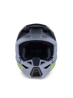 Prilba S-M3 RADIUM, ALPINESTARS (šedá mat/žlutá fluo/černá) 2026