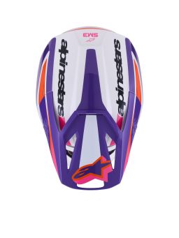 Prilba S-M3 HEAT, ALPINESTARS (bílá/fialová/růžová) 2026