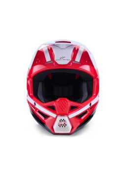 Prilba S-M3 HEAT, ALPINESTARS (červená/bílá/černá) 2026