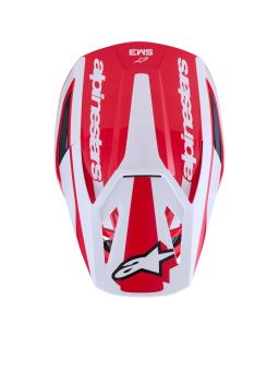 Prilba S-M3 HEAT, ALPINESTARS (červená/bílá/černá) 2026