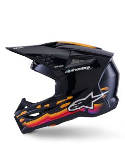 Prilba S-M3 FORCE, ALPINESTARS (černá/žlutá/červená/bílá) 2026