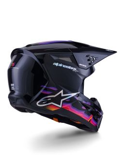 Prilba S-M3 FORCE, ALPINESTARS (černá/žlutá/červená/bílá) 2026