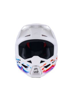Prilba S-M3 FORCE, ALPINESTARS (bílá/žlutá/růžová/fialová) 2026