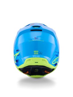 Prilba S-M3 FORCE, ALPINESTARS (modrá/žlutá fluo) 2026