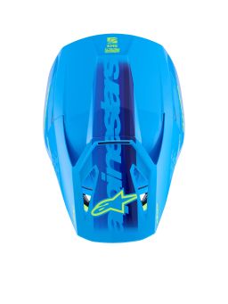Prilba S-M3 FORCE, ALPINESTARS (modrá/žlutá fluo) 2026