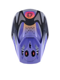 Prilba S-M3 edícia JETT LAWRENCE, ALPINESTARS (šedá/fialová/černá) 2026