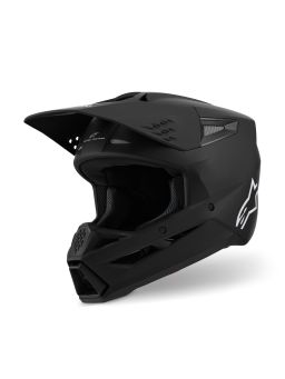 Prilba S-M3 SOLID, ALPINESTARS (čierna matná) 2026