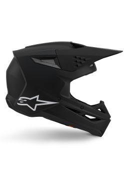 Prilba S-M3 SOLID, ALPINESTARS (čierna matná) 2026