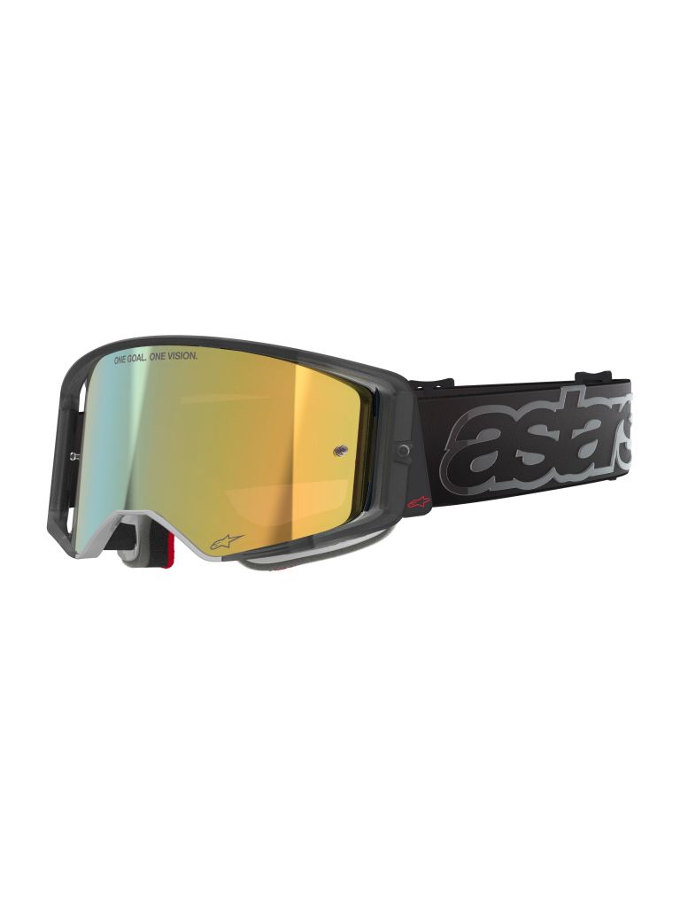 Okuliare SUPERTECH VISION VISTA, ALPINESTARS (čierna, zrkadlové zlaté plexi) 2026