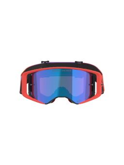 Okuliare SUPERTECH VISION CORP, ALPINESTARS (oranžová/fialová, zrkadlové modré plexi) 2026