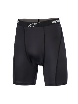 Trenírky MX BOXER PADDED, ALPINESTARS (černá/bílá) 2026