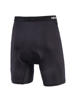 Trenírky MX BOXER PADDED, ALPINESTARS (černá/bílá) 2026