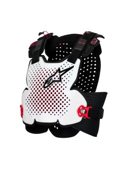 Chránič hrudi A-4 PLASMA, ALPINESTARS (černá/červená/bílá) 2026