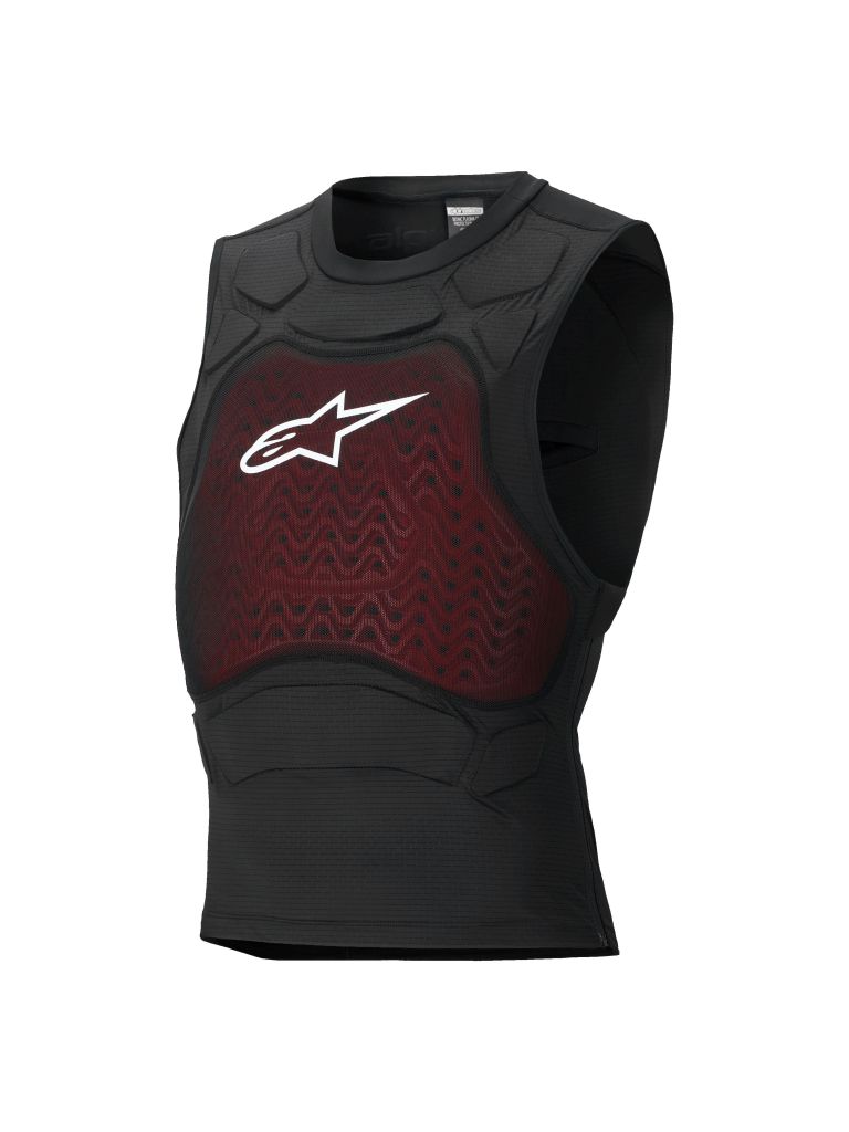 Chránič tela BIONIC PLASMA LT PROTECTION VEST, ALPINESTARS (černá/červená/bílá) 2026